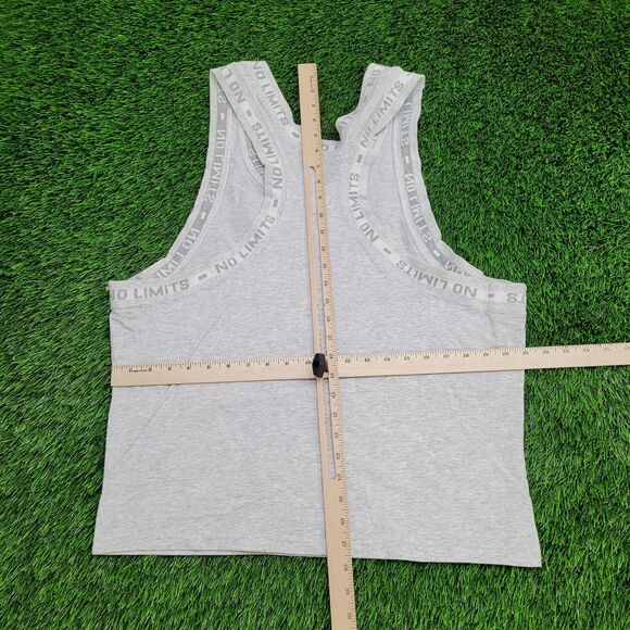 Vintage 90s No-Limits Tank-Top Large 21x28 Gray - Picture 5 of 10